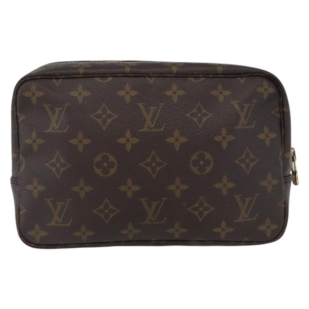 LOUIS VUITTON Monogram Trousse Toilette 23 Clutch Bag M47524 LV Auth 172473