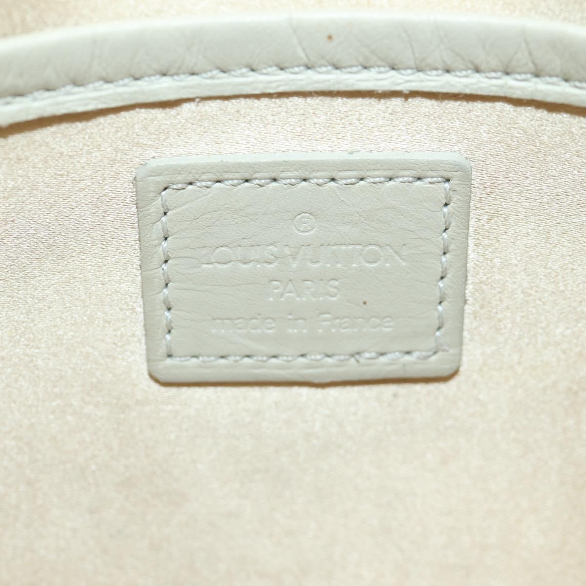 LOUIS VUITTON Monogram Shine Chain McKenna Bag Silver M92362 LV Auth 172477A