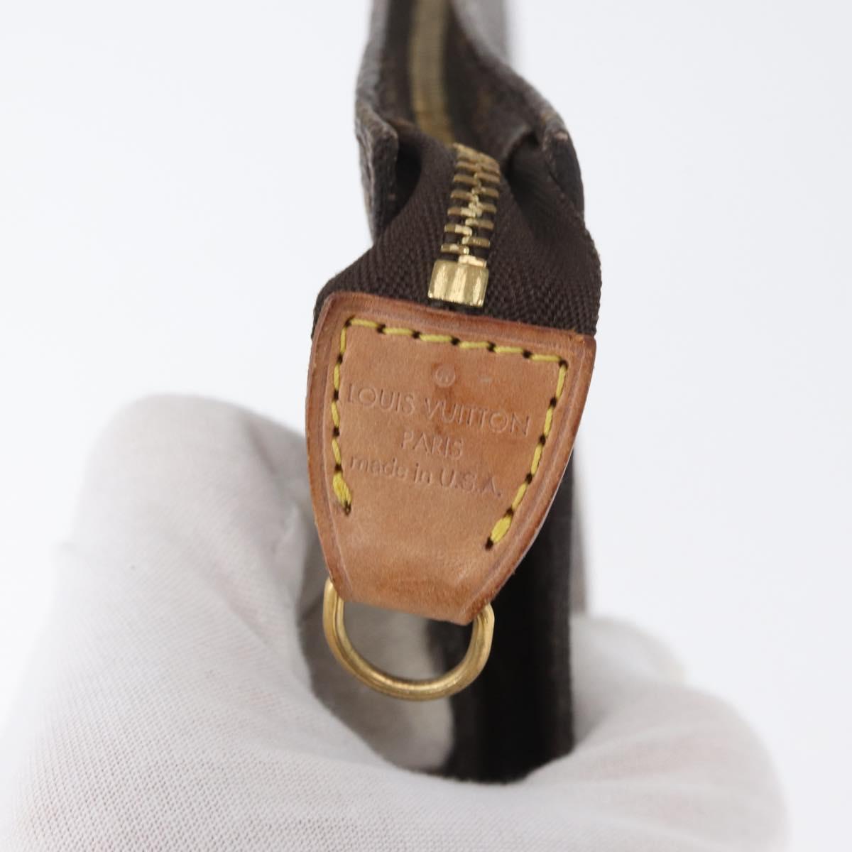 LOUIS VUITTON Monogram Bucket PM Accessory Pouch LV Auth 172490