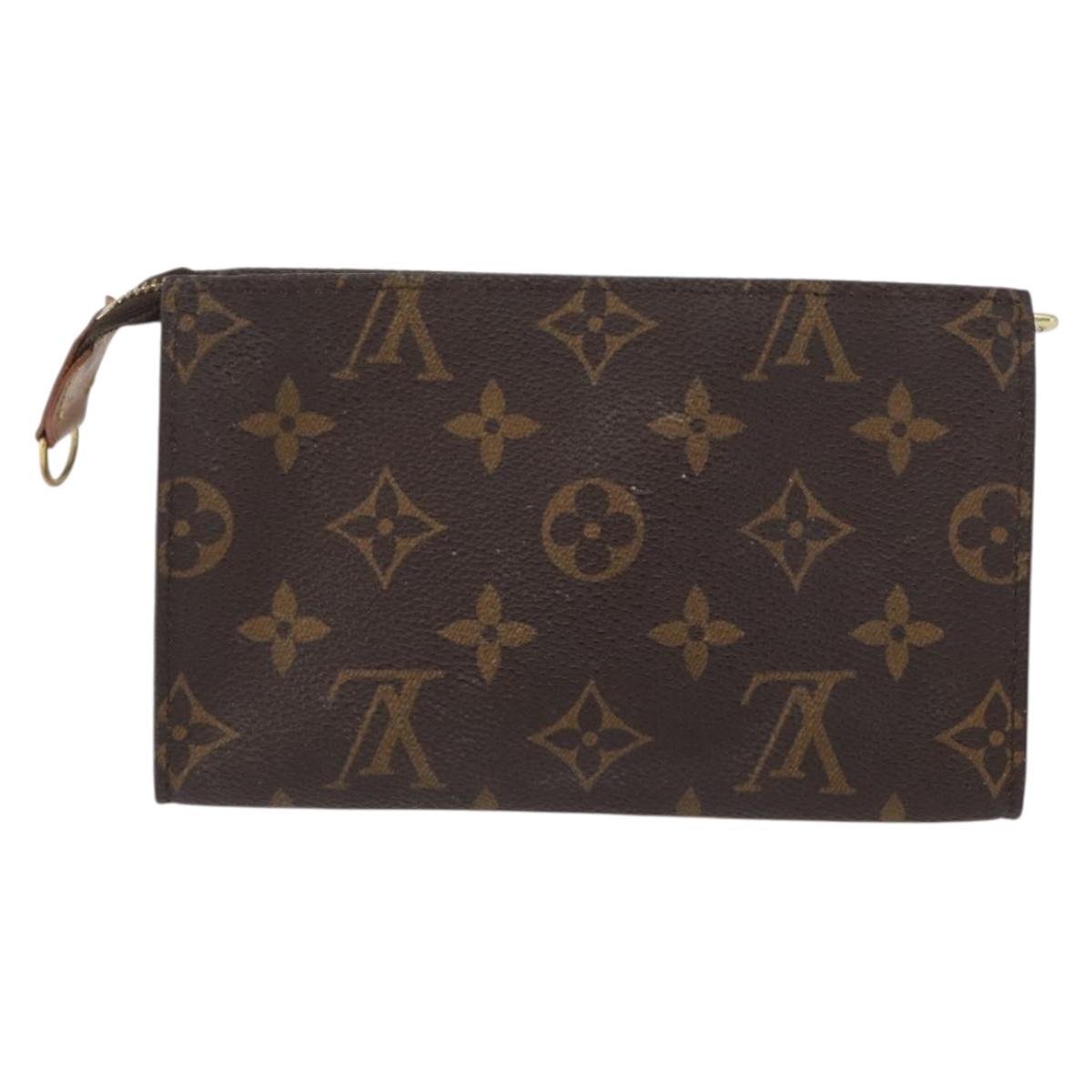 LOUIS VUITTON Monogram Bucket PM Accessory Pouch LV Auth 172490