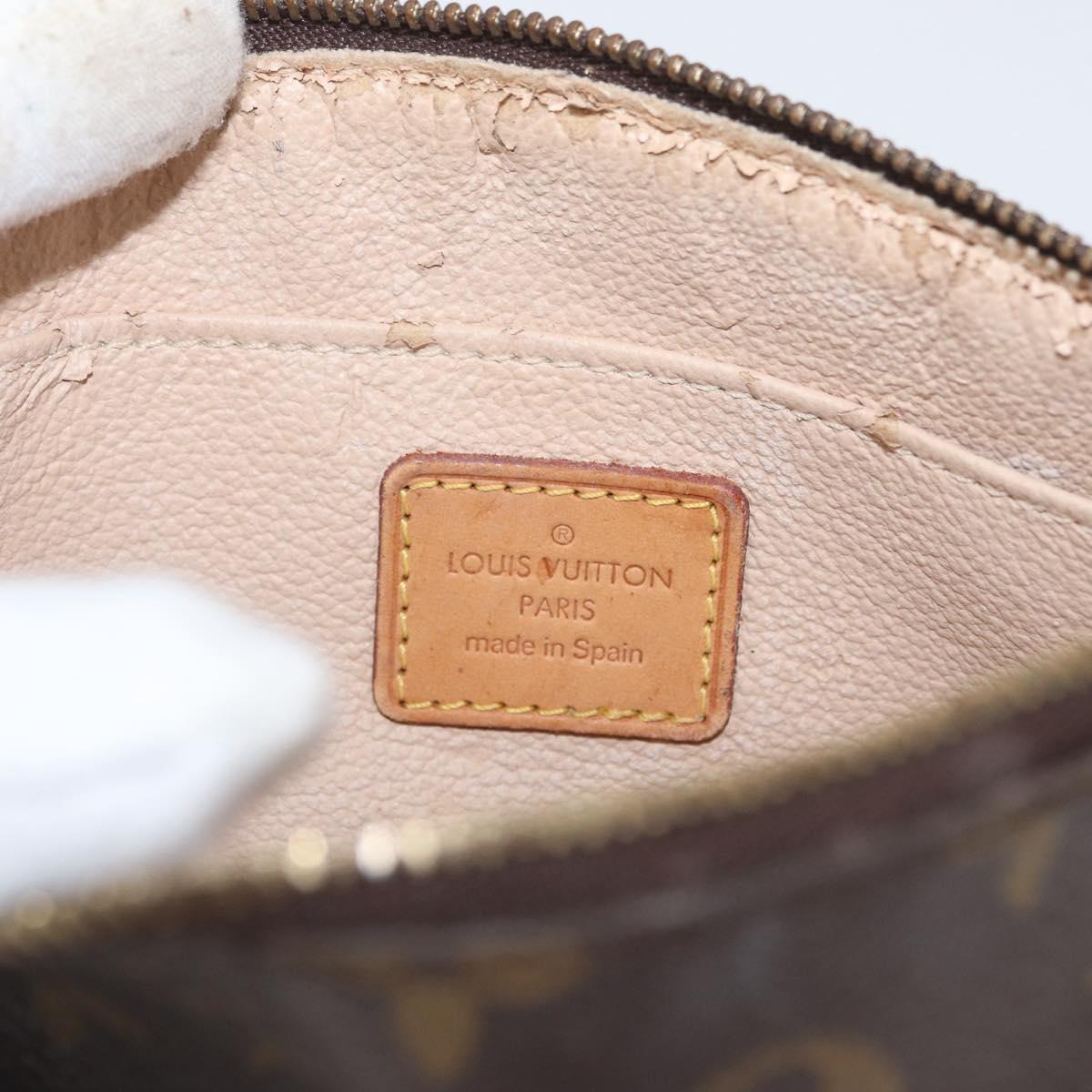 LOUIS VUITTON Monogram Pochette Cosmetic PM Pouch M43998 LV Auth 172491