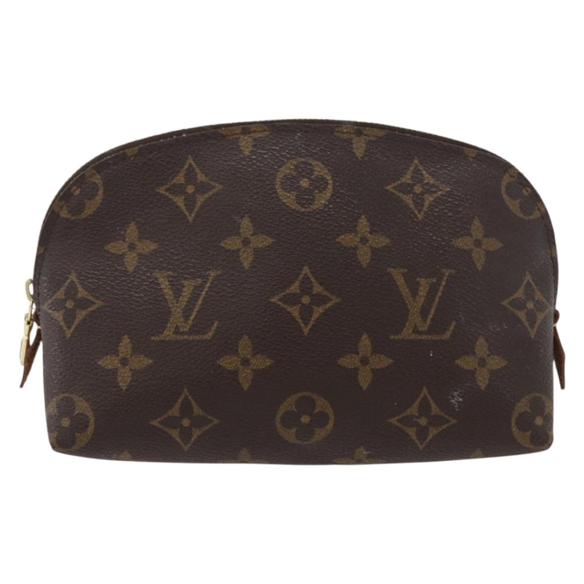 LOUIS VUITTON Monogram Pochette Cosmetic PM Pouch M43998 LV Auth 172491