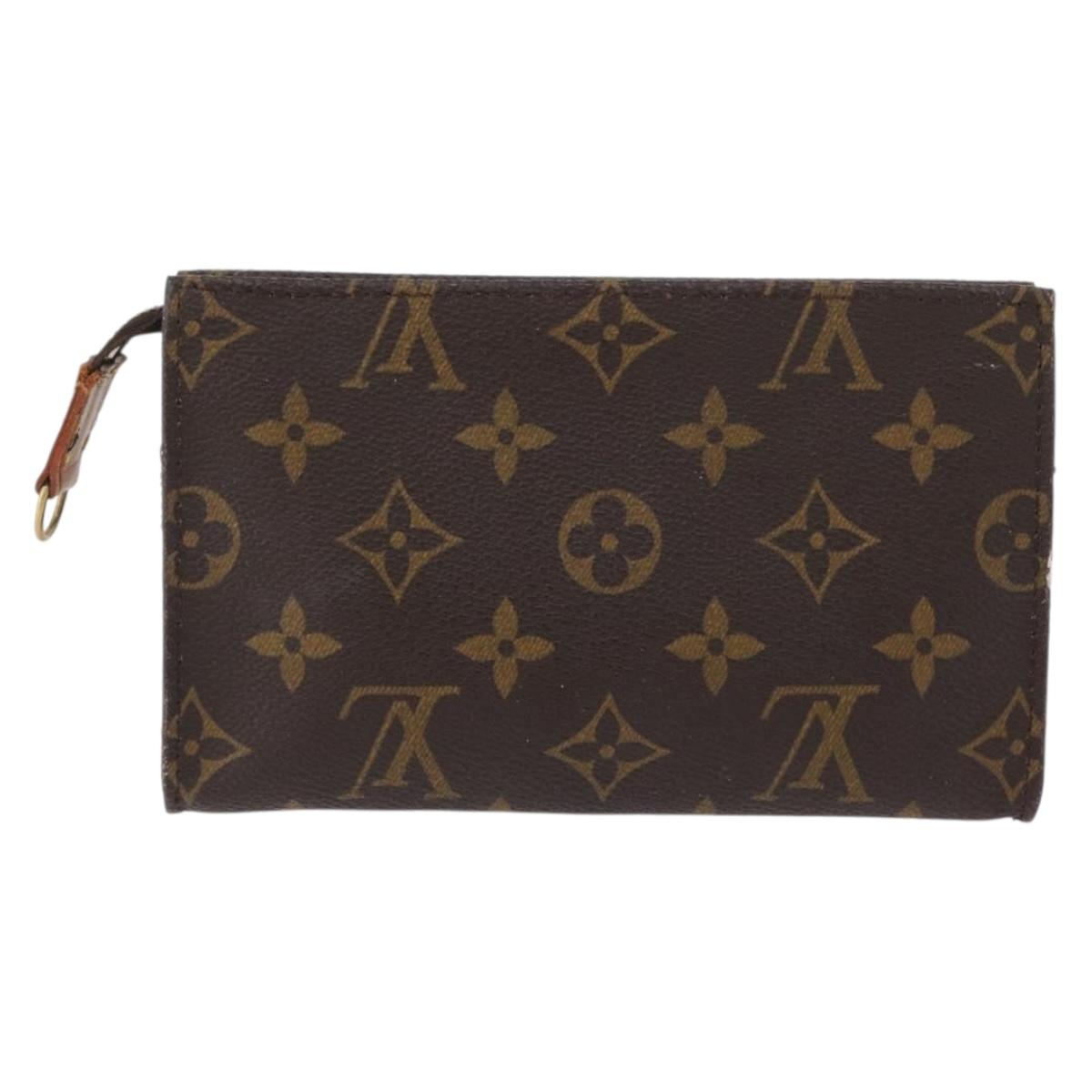LOUIS VUITTON Monogram Bucket PM Accessory Pouch LV Auth 172492