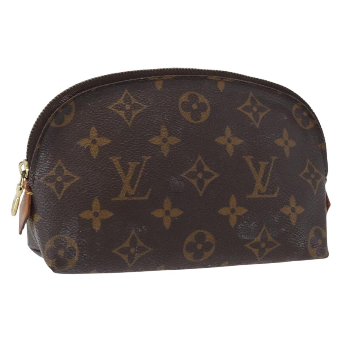 LOUIS VUITTON Monogram Pochette Cosmetic PM Pouch M43998 LV Auth 172493
