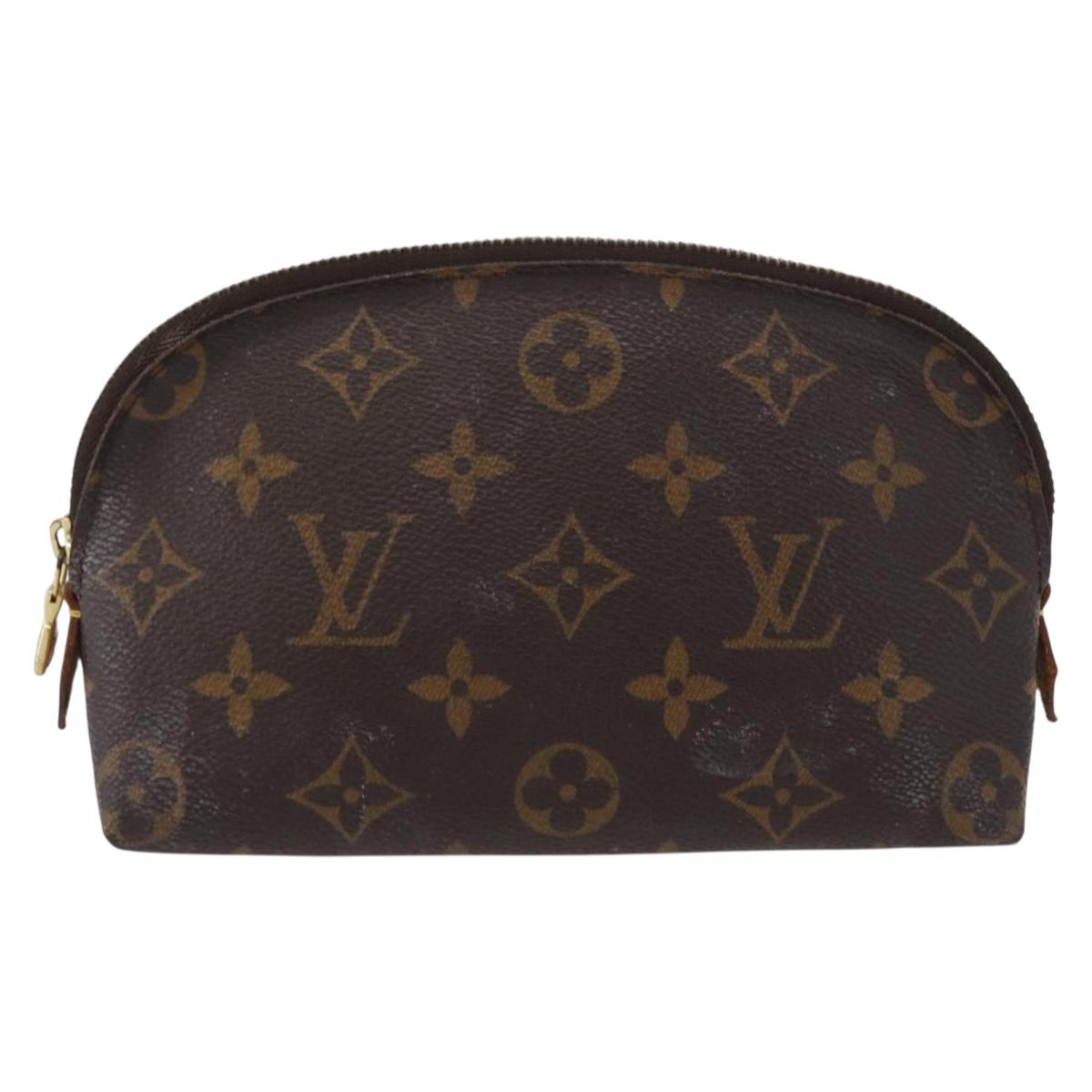 LOUIS VUITTON Monogram Pochette Cosmetic PM Pouch M43998 LV Auth 172493