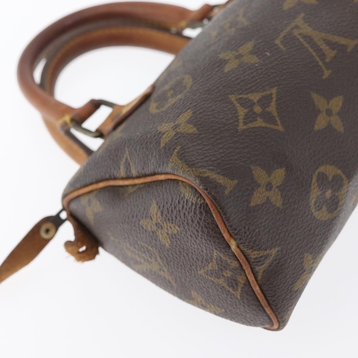 LOUIS VUITTON Monogram Mini Speedy Hand Bag M41534 LV Auth 172496