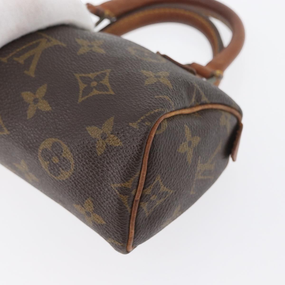 LOUIS VUITTON Monogram Mini Speedy Hand Bag M41534 LV Auth 172496