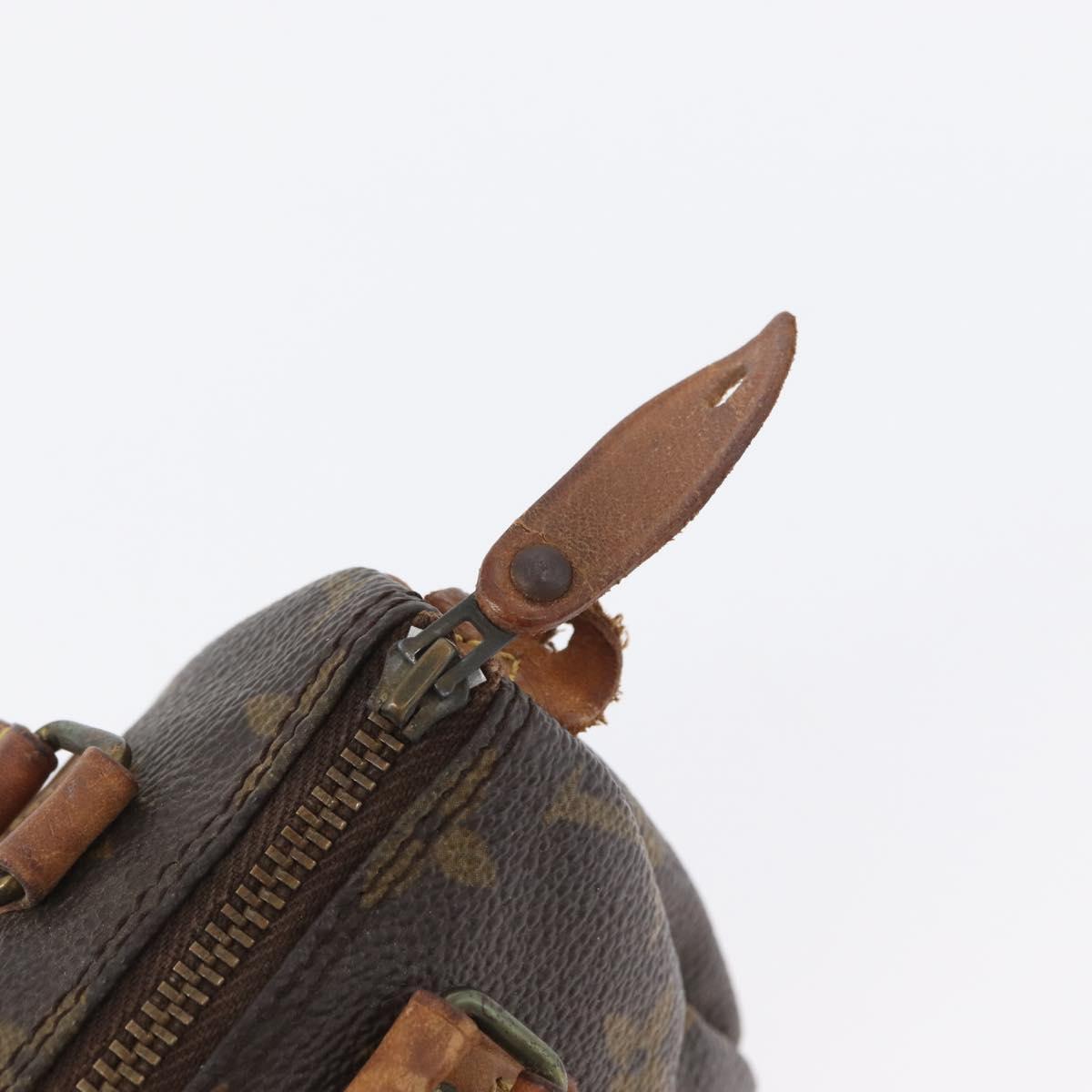 LOUIS VUITTON Monogram Mini Speedy Hand Bag M41534 LV Auth 172496