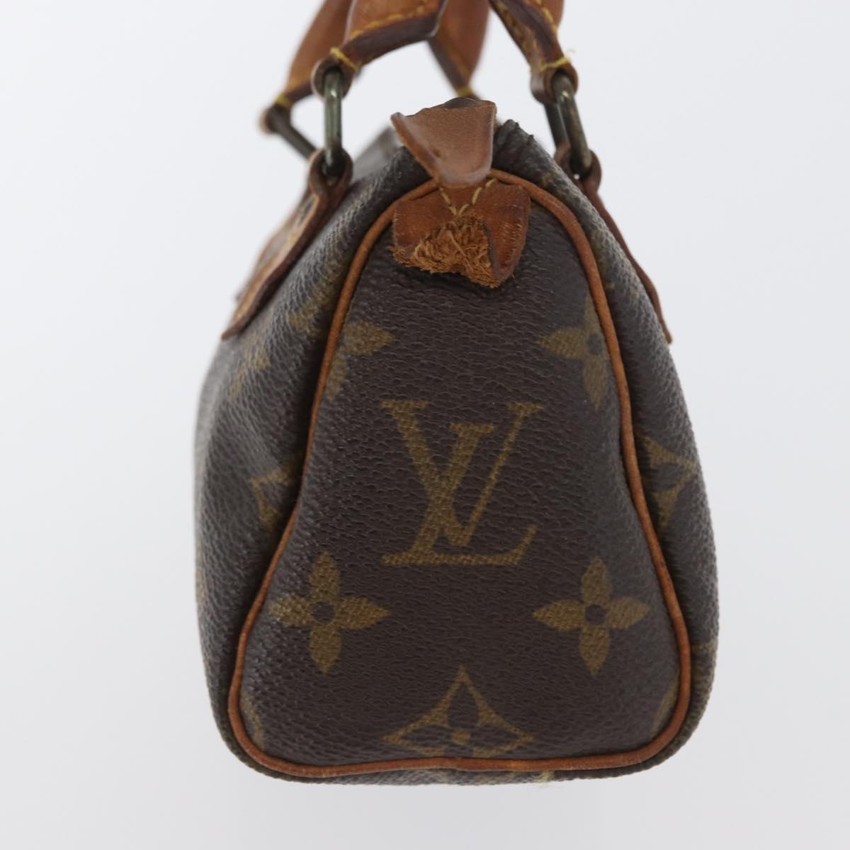 LOUIS VUITTON Monogram Mini Speedy Hand Bag M41534 LV Auth 172496