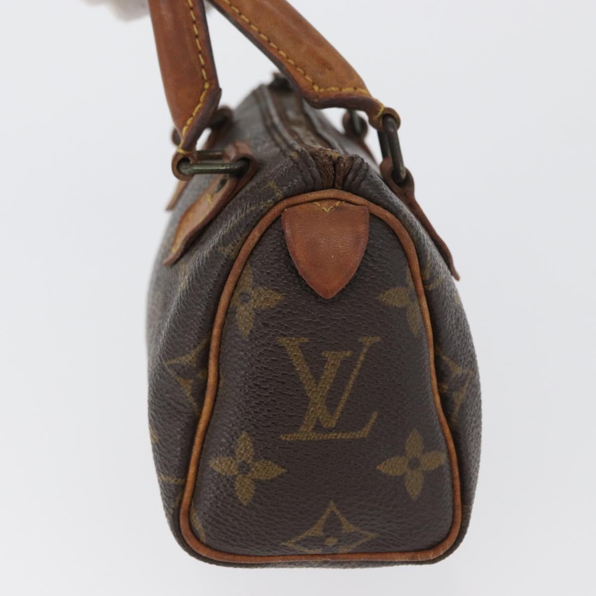 LOUIS VUITTON Monogram Mini Speedy Hand Bag M41534 LV Auth 172496