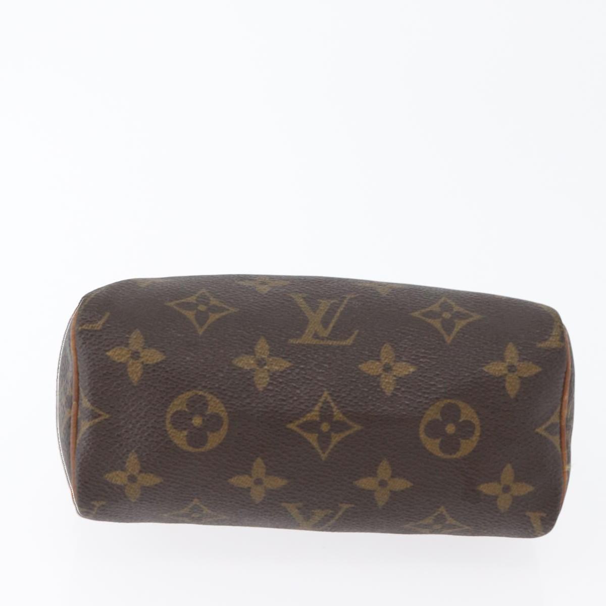 LOUIS VUITTON Monogram Mini Speedy Hand Bag M41534 LV Auth 172496