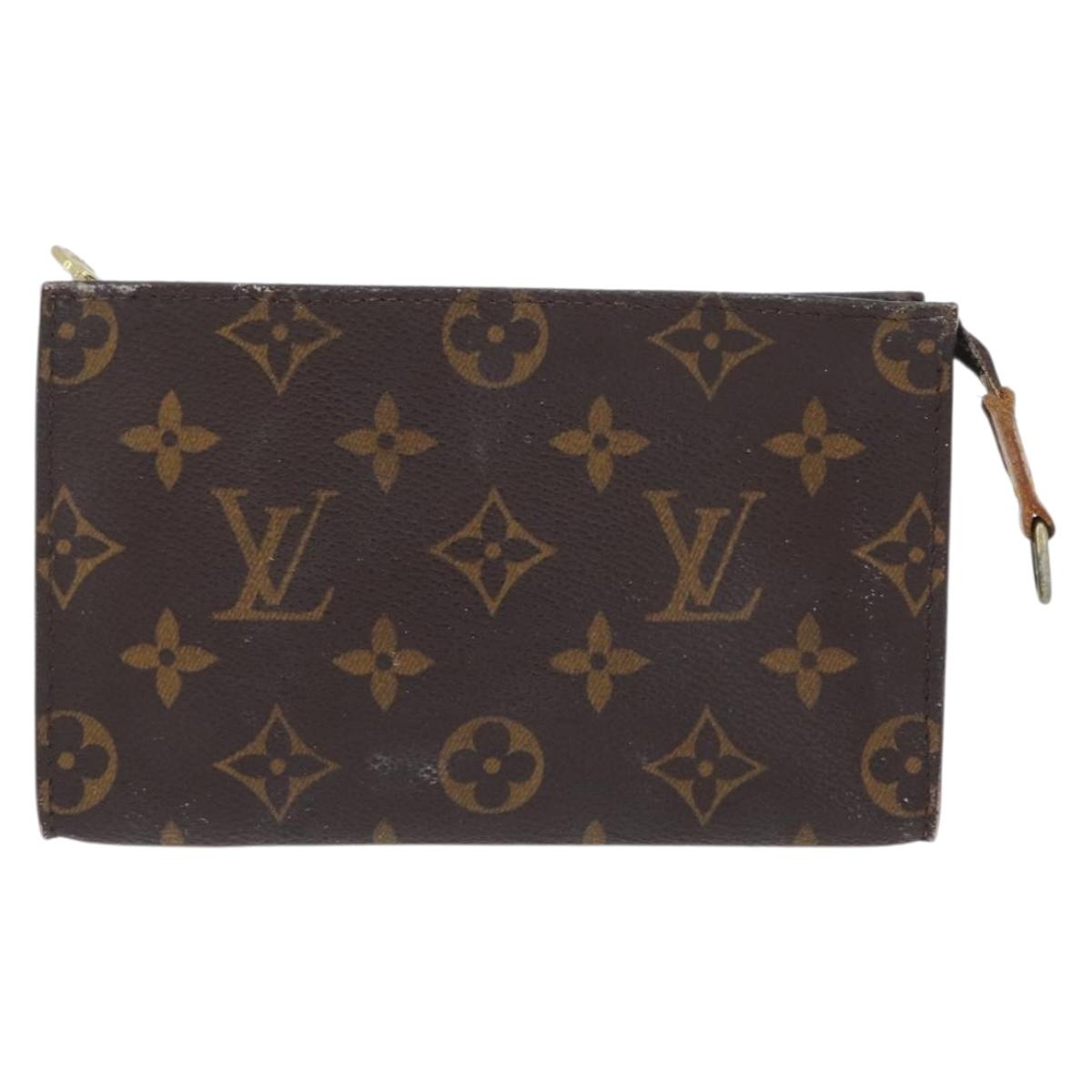 LOUIS VUITTON Monogram Bucket PM Accessory Pouch LV Auth 172497