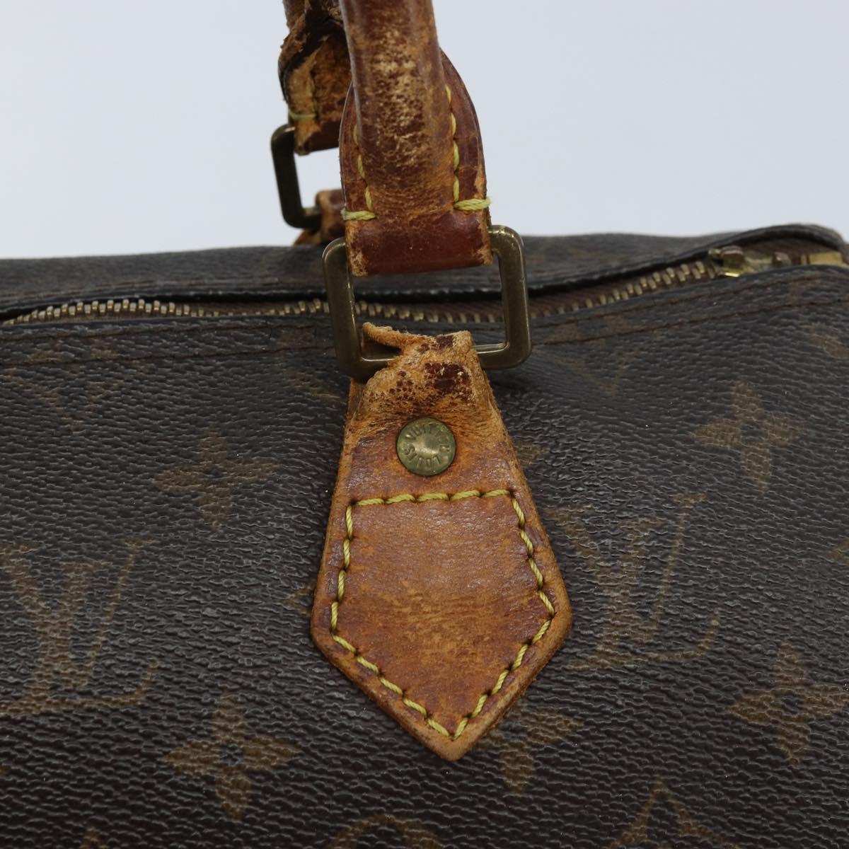 LOUIS VUITTON Monogram Speedy 25 Hand Bag M41528 LV Auth 172508