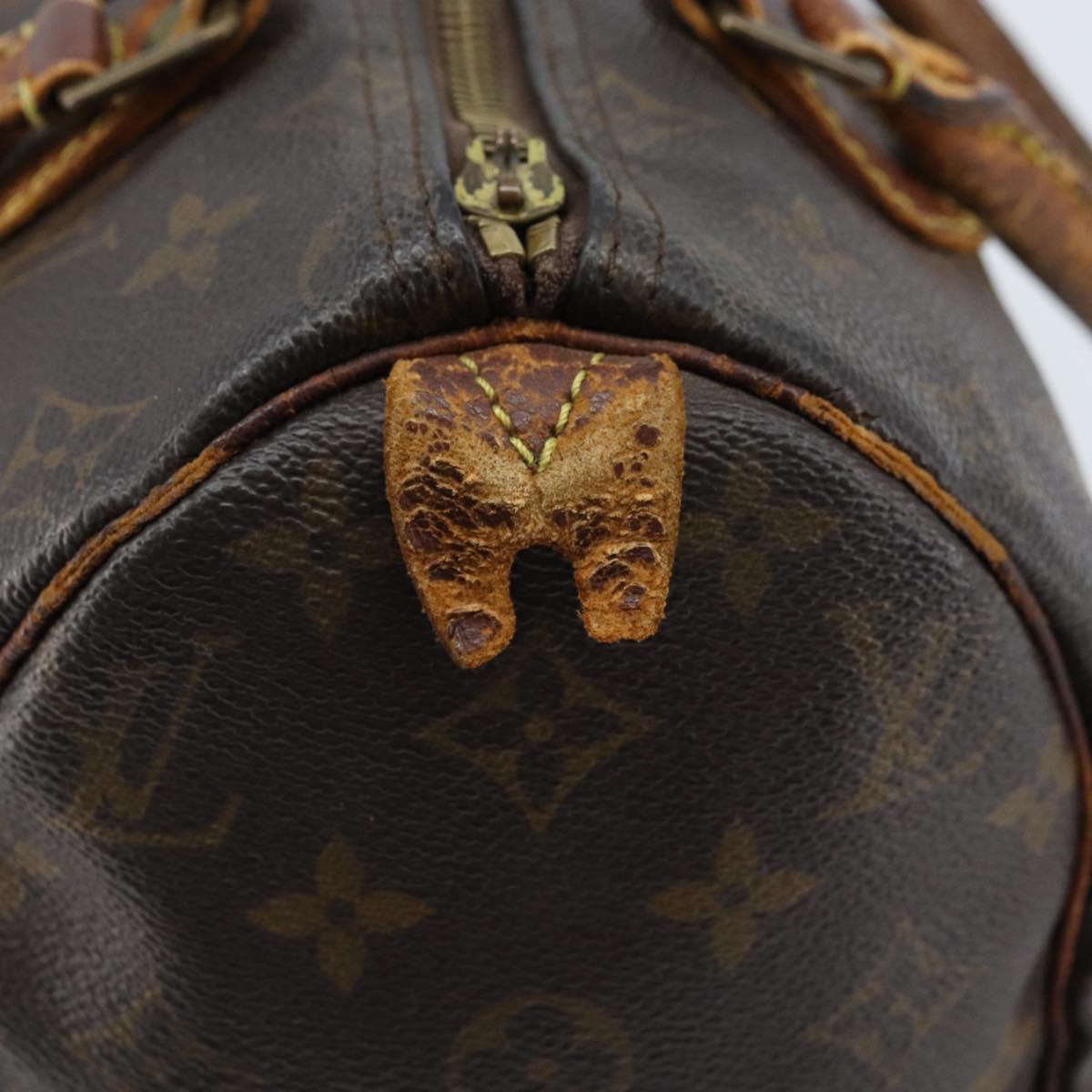 LOUIS VUITTON Monogram Speedy 25 Hand Bag M41528 LV Auth 172508