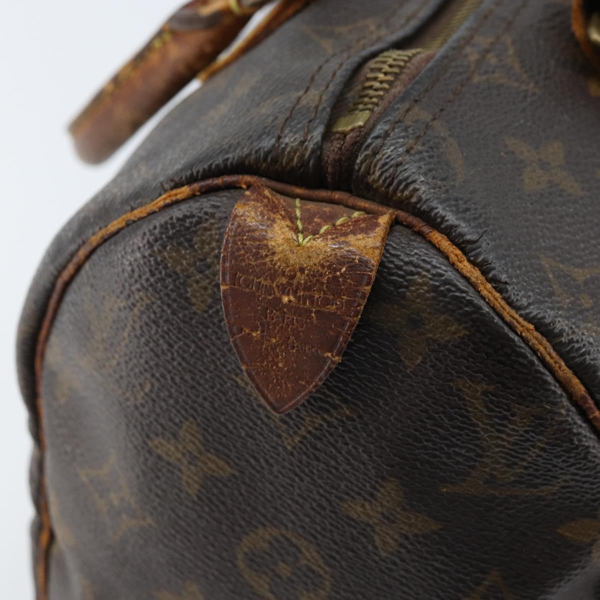 LOUIS VUITTON Monogram Speedy 25 Hand Bag M41528 LV Auth 172508