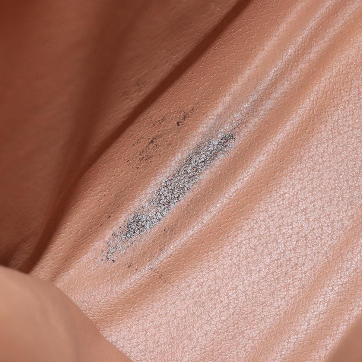 CELINE Macadam Canvas Hand Bag PVC 2way Beige Gold Auth 172510A