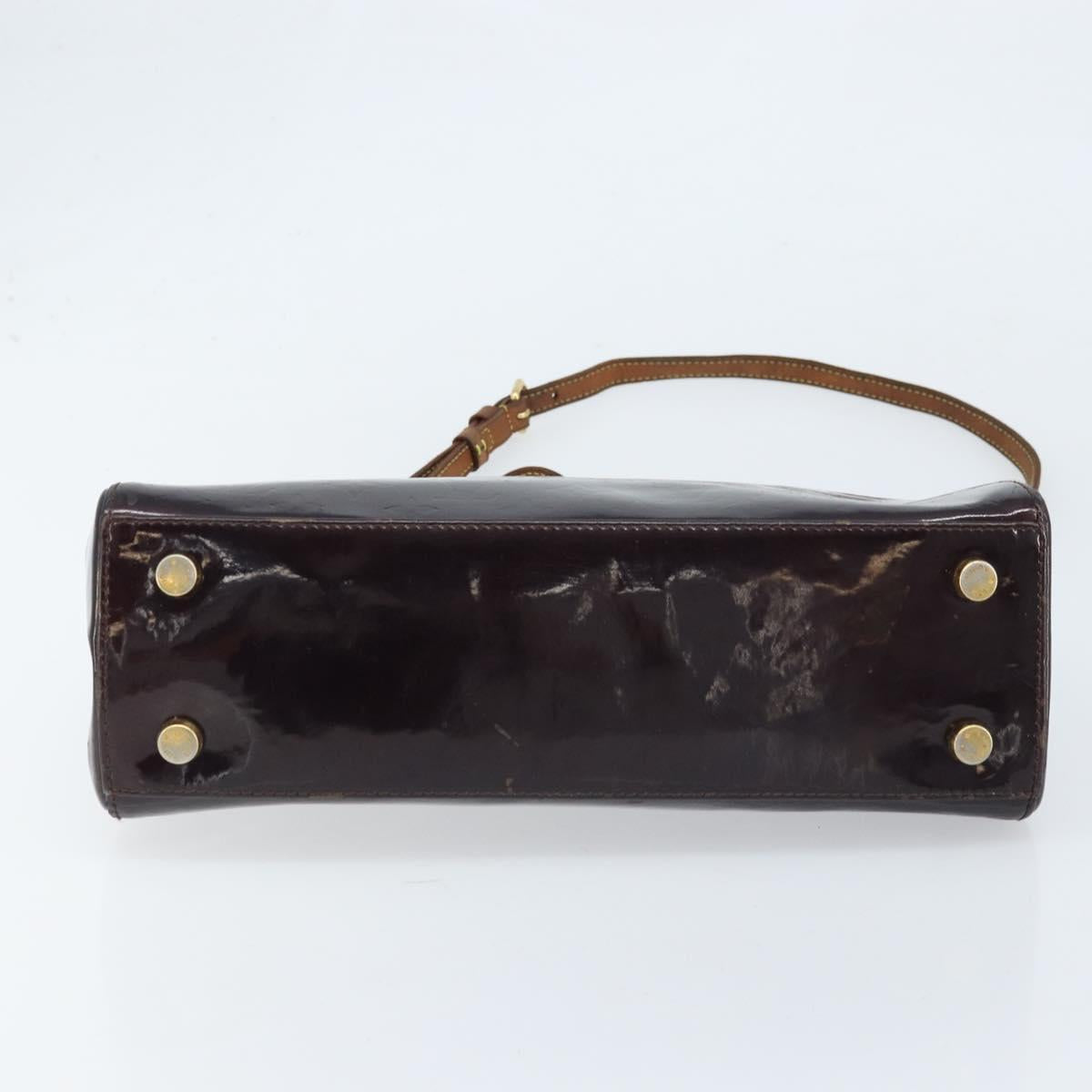 LOUIS VUITTON Monogram Vernis Blair MM Bag 2way Amarante M91619 LV Auth 172517