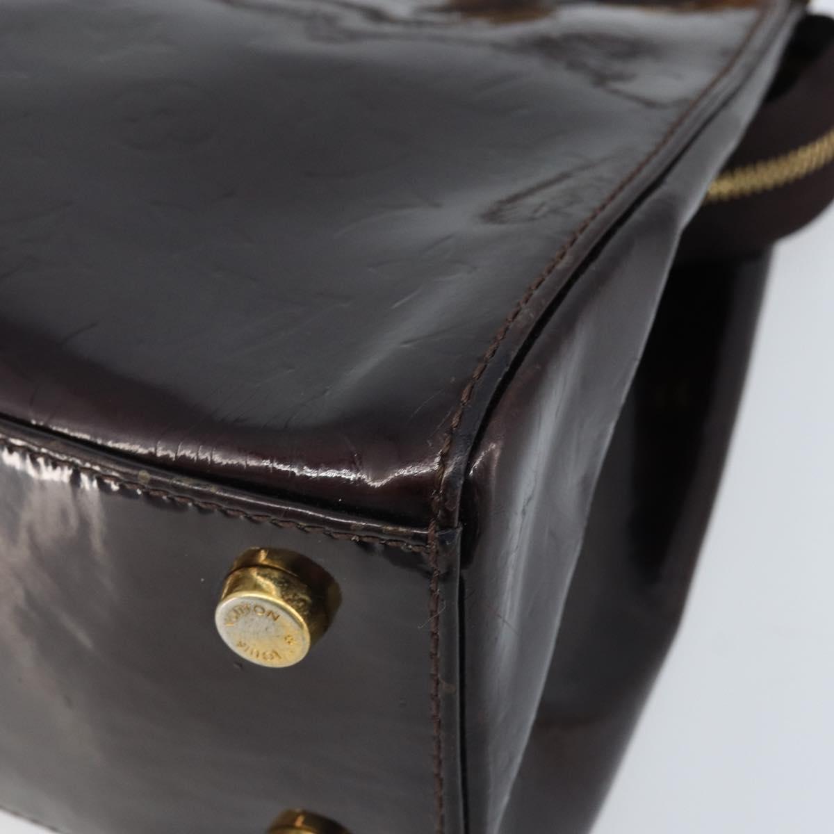 LOUIS VUITTON Monogram Vernis Blair MM Bag 2way Amarante M91619 LV Auth 172517