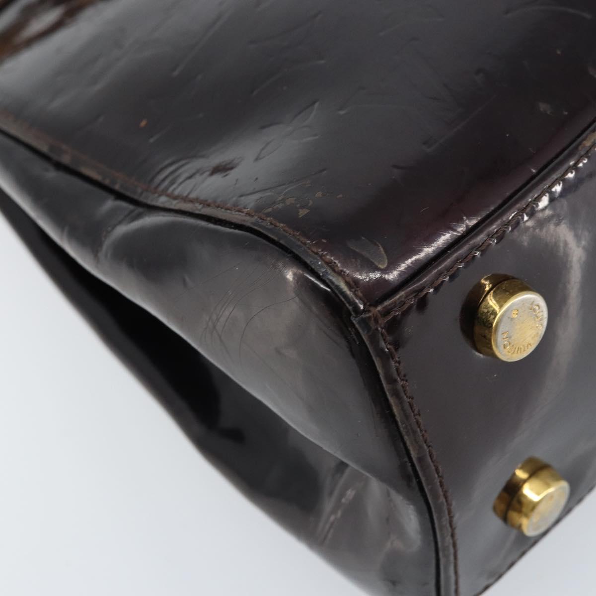 LOUIS VUITTON Monogram Vernis Blair MM Bag 2way Amarante M91619 LV Auth 172517