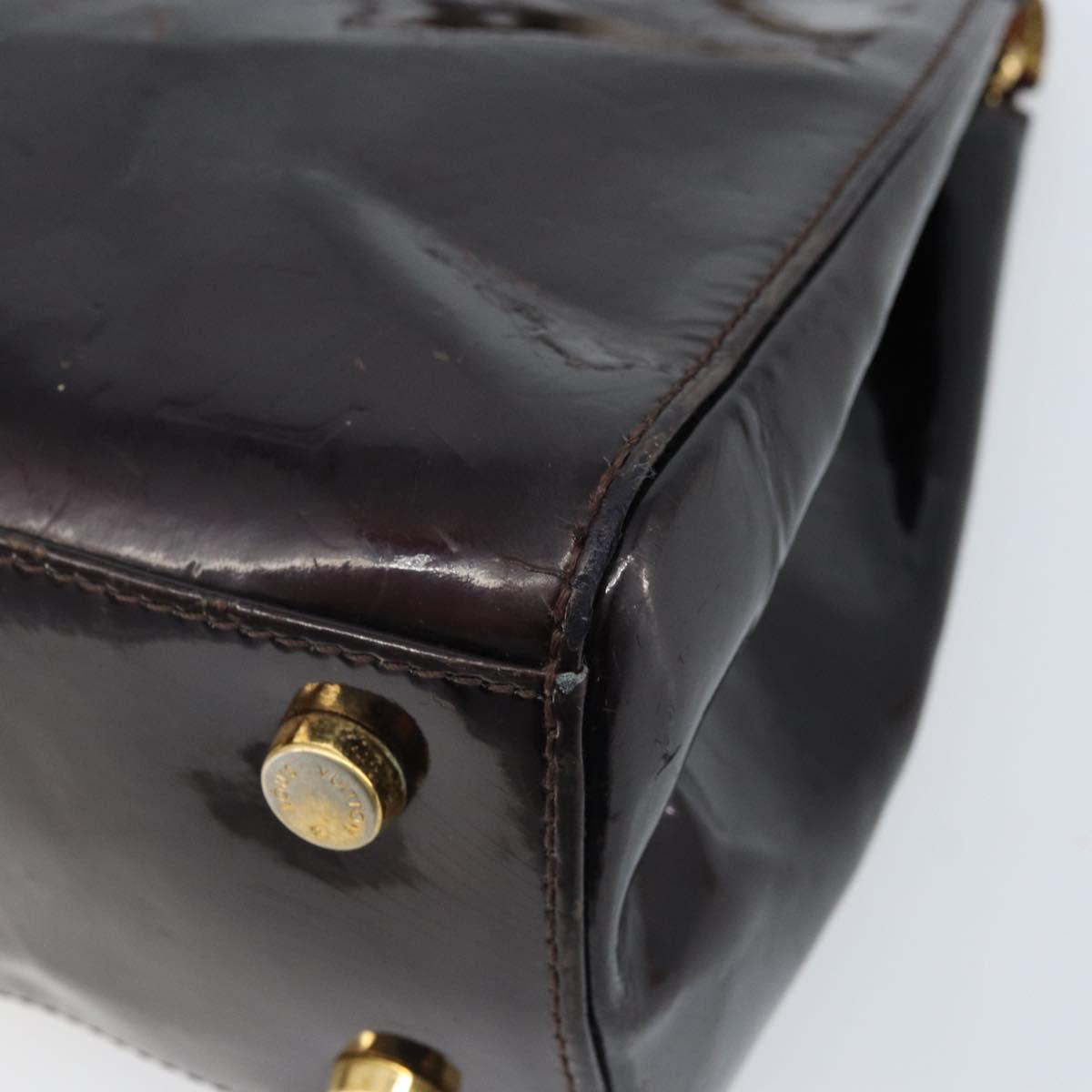 LOUIS VUITTON Monogram Vernis Blair MM Bag 2way Amarante M91619 LV Auth 172517