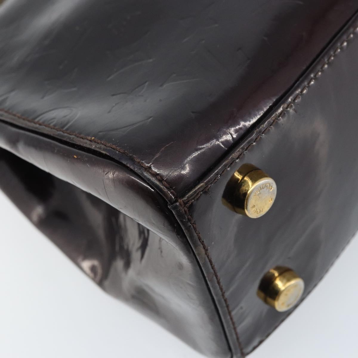 LOUIS VUITTON Monogram Vernis Blair MM Bag 2way Amarante M91619 LV Auth 172517