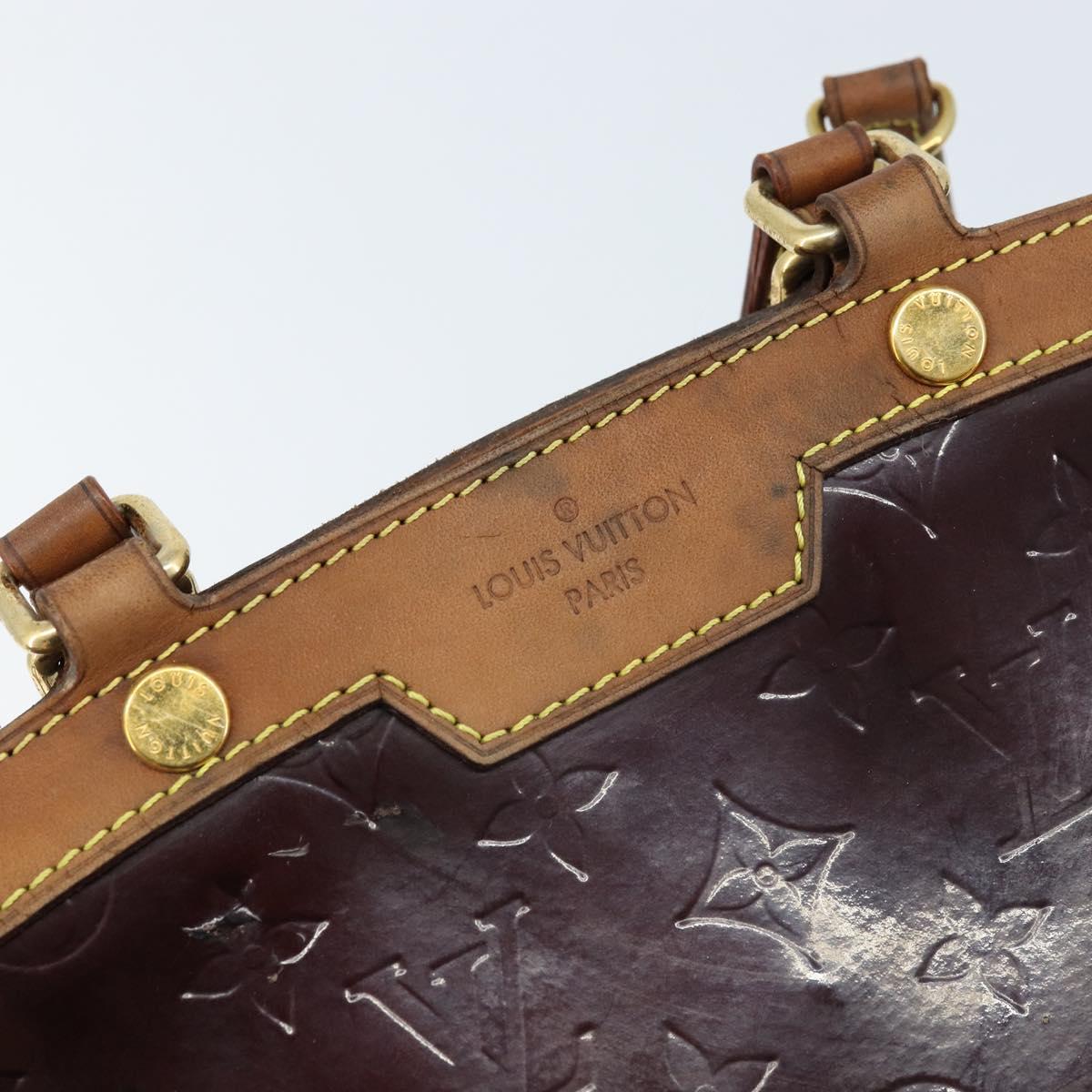 LOUIS VUITTON Monogram Vernis Blair MM Bag 2way Amarante M91619 LV Auth 172517