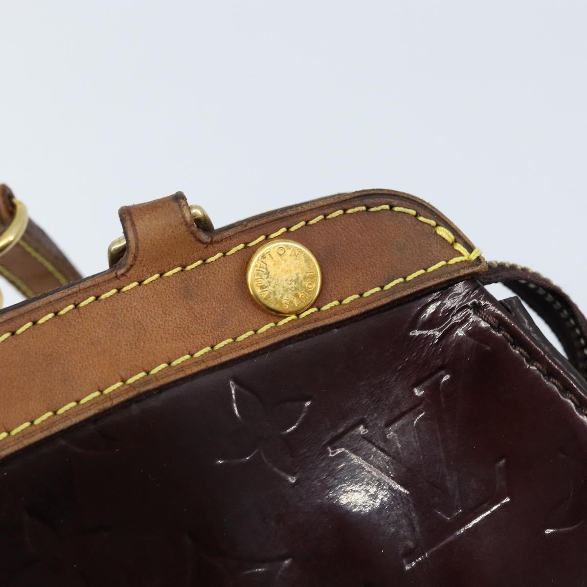 LOUIS VUITTON Monogram Vernis Blair MM Bag 2way Amarante M91619 LV Auth 172517