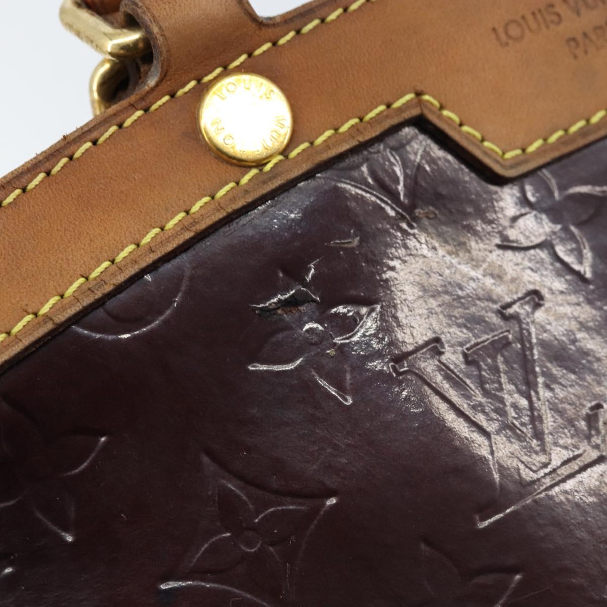 LOUIS VUITTON Monogram Vernis Blair MM Bag 2way Amarante M91619 LV Auth 172517