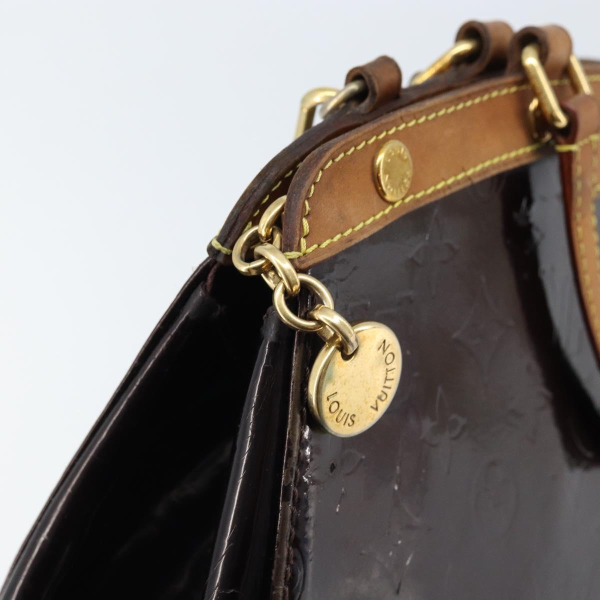 LOUIS VUITTON Monogram Vernis Blair MM Bag 2way Amarante M91619 LV Auth 172517