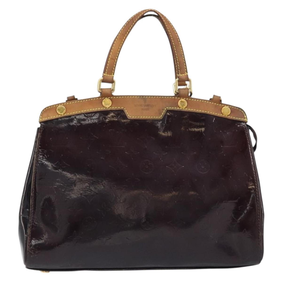 LOUIS VUITTON Monogram Vernis Blair MM Bag 2way Amarante M91619 LV Auth 172517