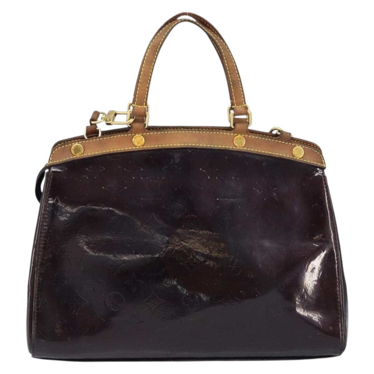 LOUIS VUITTON Monogram Vernis Blair MM Bag 2way Amarante M91619 LV Auth 172517