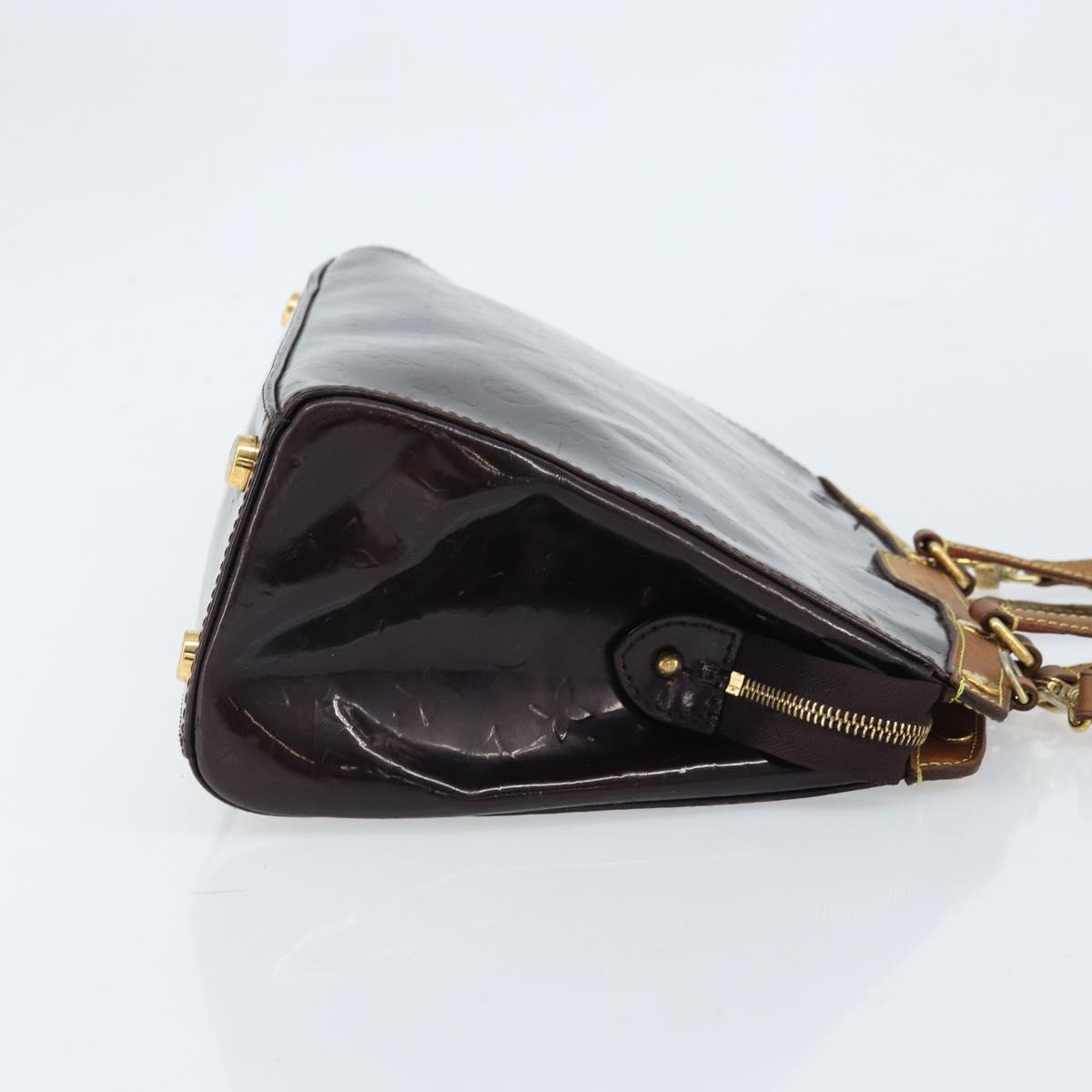 LOUIS VUITTON Monogram Vernis Blair MM Bag 2way Amarante M91619 LV Auth 172517