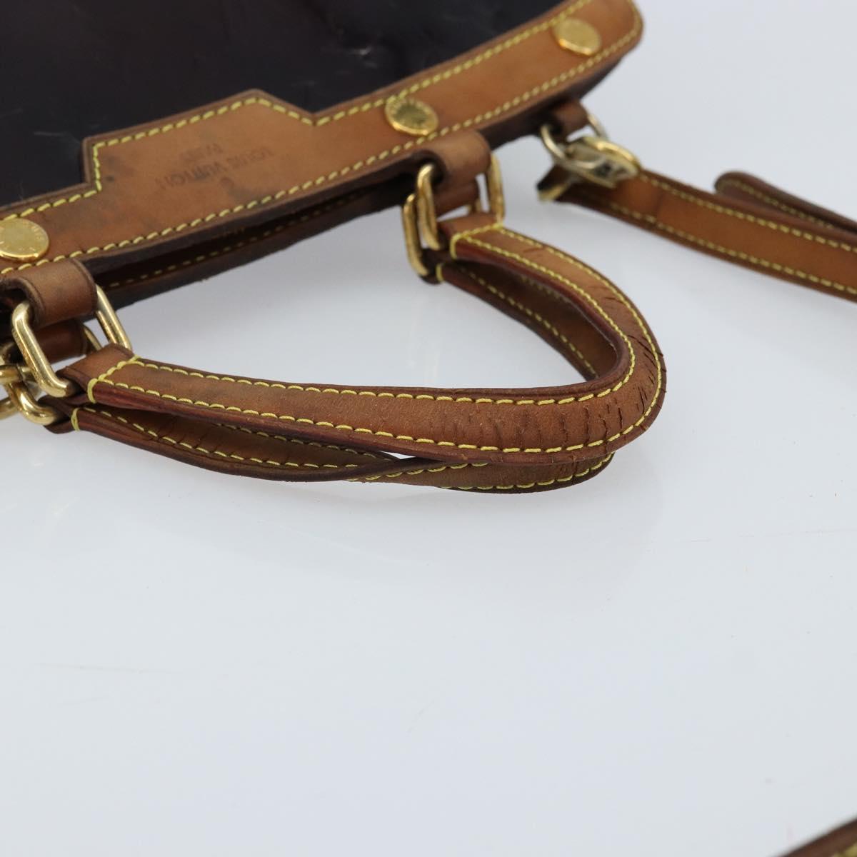 LOUIS VUITTON Monogram Vernis Blair MM Bag 2way Amarante M91619 LV Auth 172517