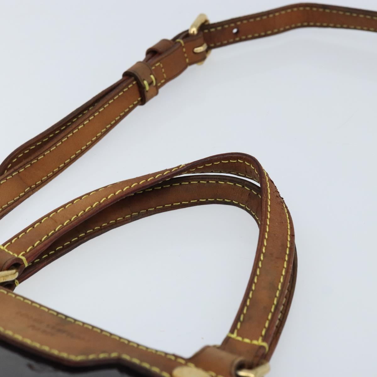 LOUIS VUITTON Monogram Vernis Blair MM Bag 2way Amarante M91619 LV Auth 172517