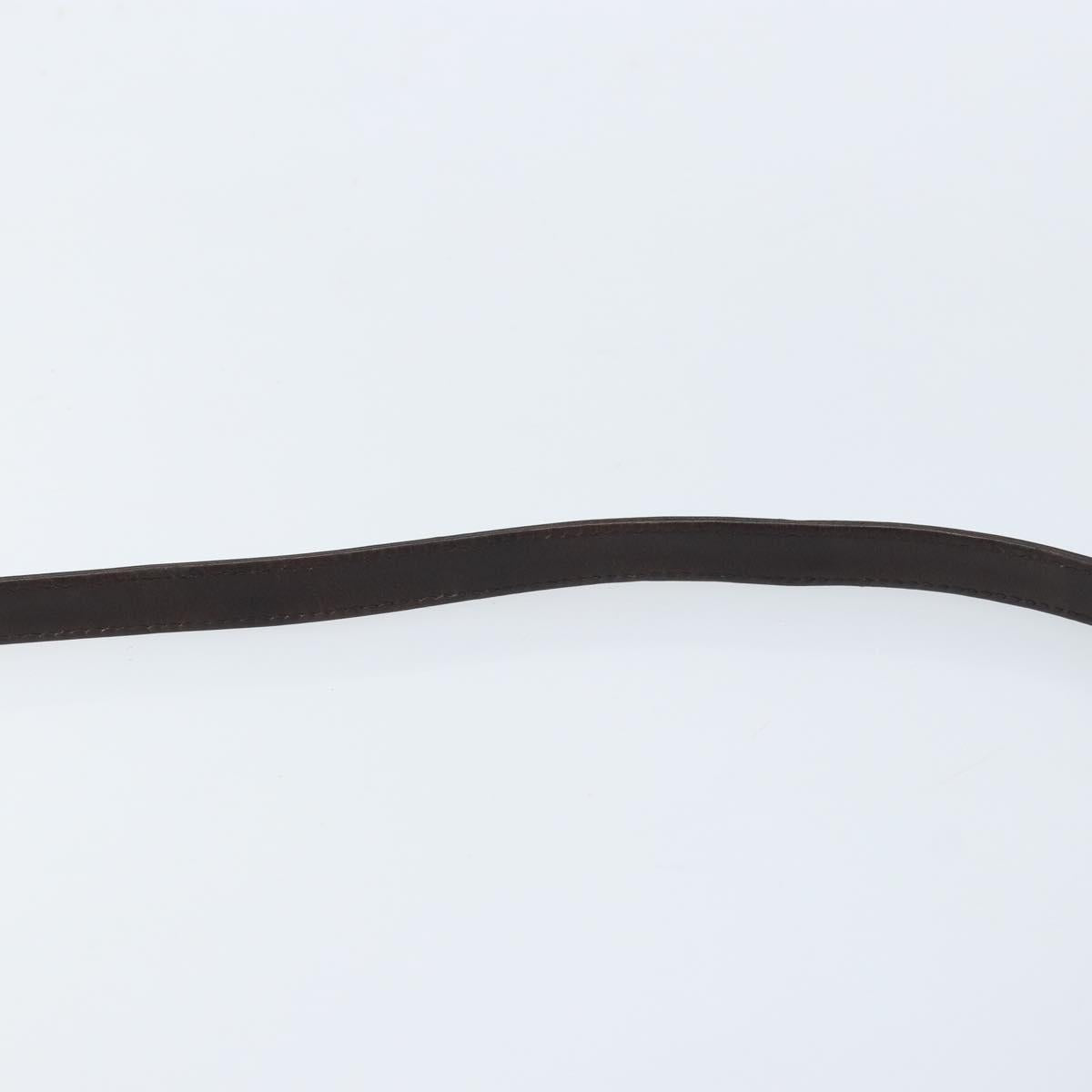 Christian Dior Trotter Canvas Shoulder Bag Beige Gold Auth 172528A