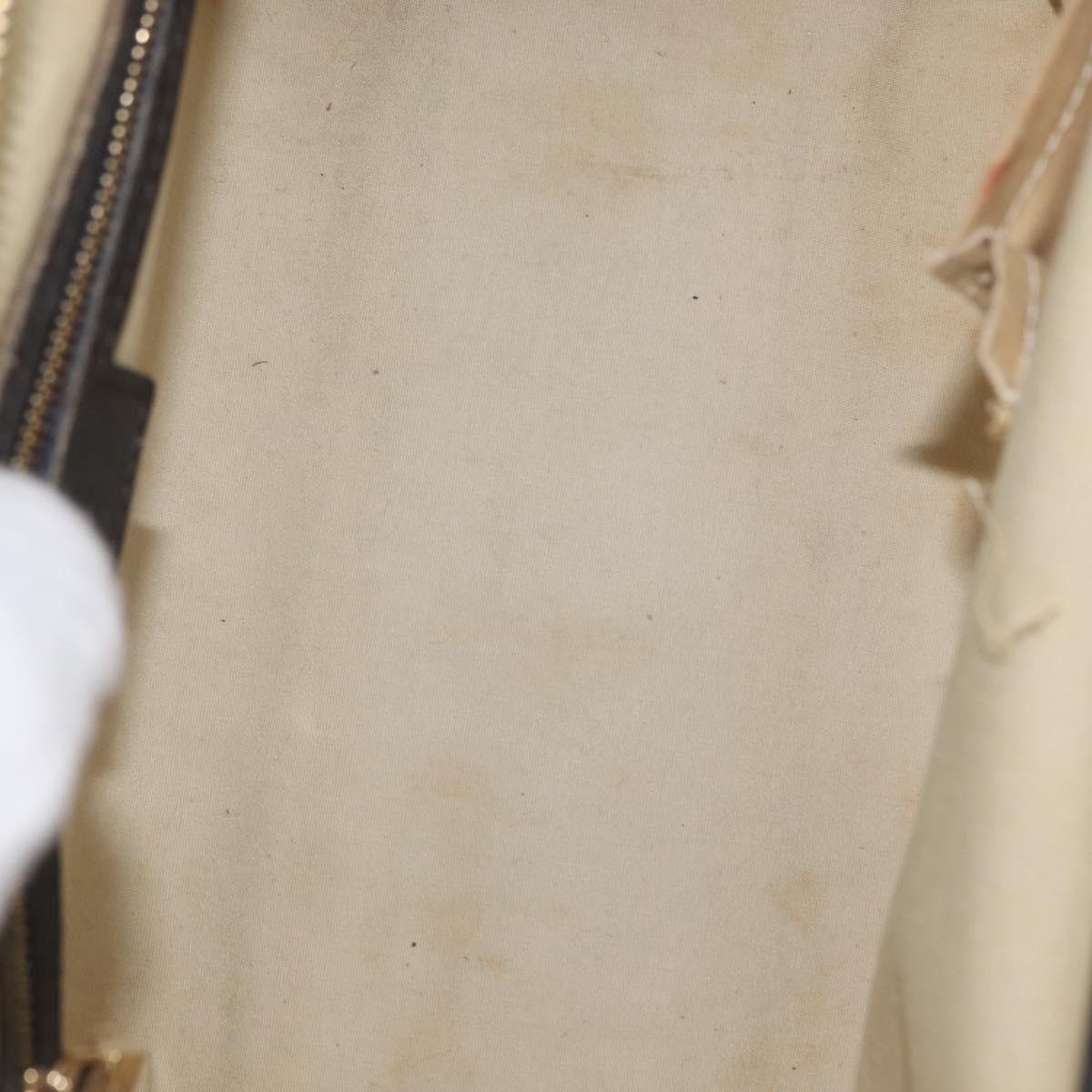 LOUIS VUITTON Monogram Mini Josephine PM Hand Bag Blue M92049 LV Auth 172532