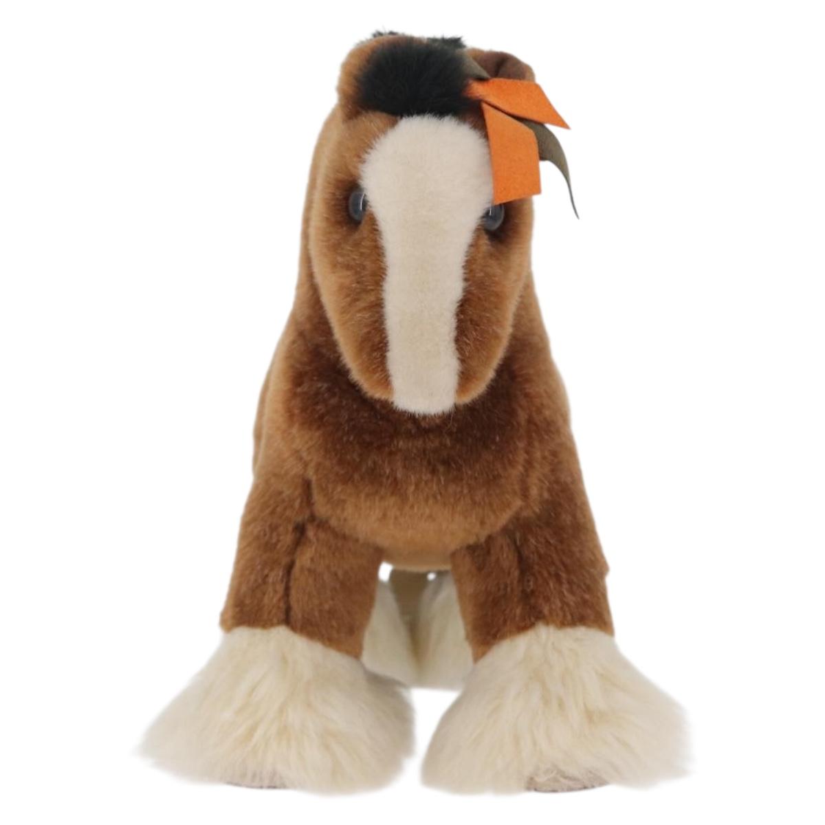 HERMES Elmy PM Stuffed polyester Brown Auth 172537M