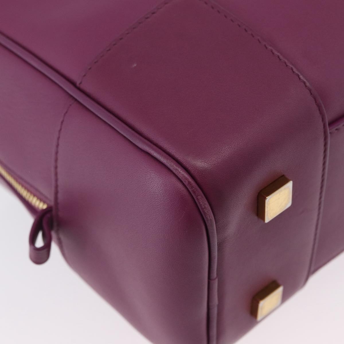 LOEWE Anagram Studio Ghibli Americana 28 Bag Leather 2way Purple Auth 172539SM