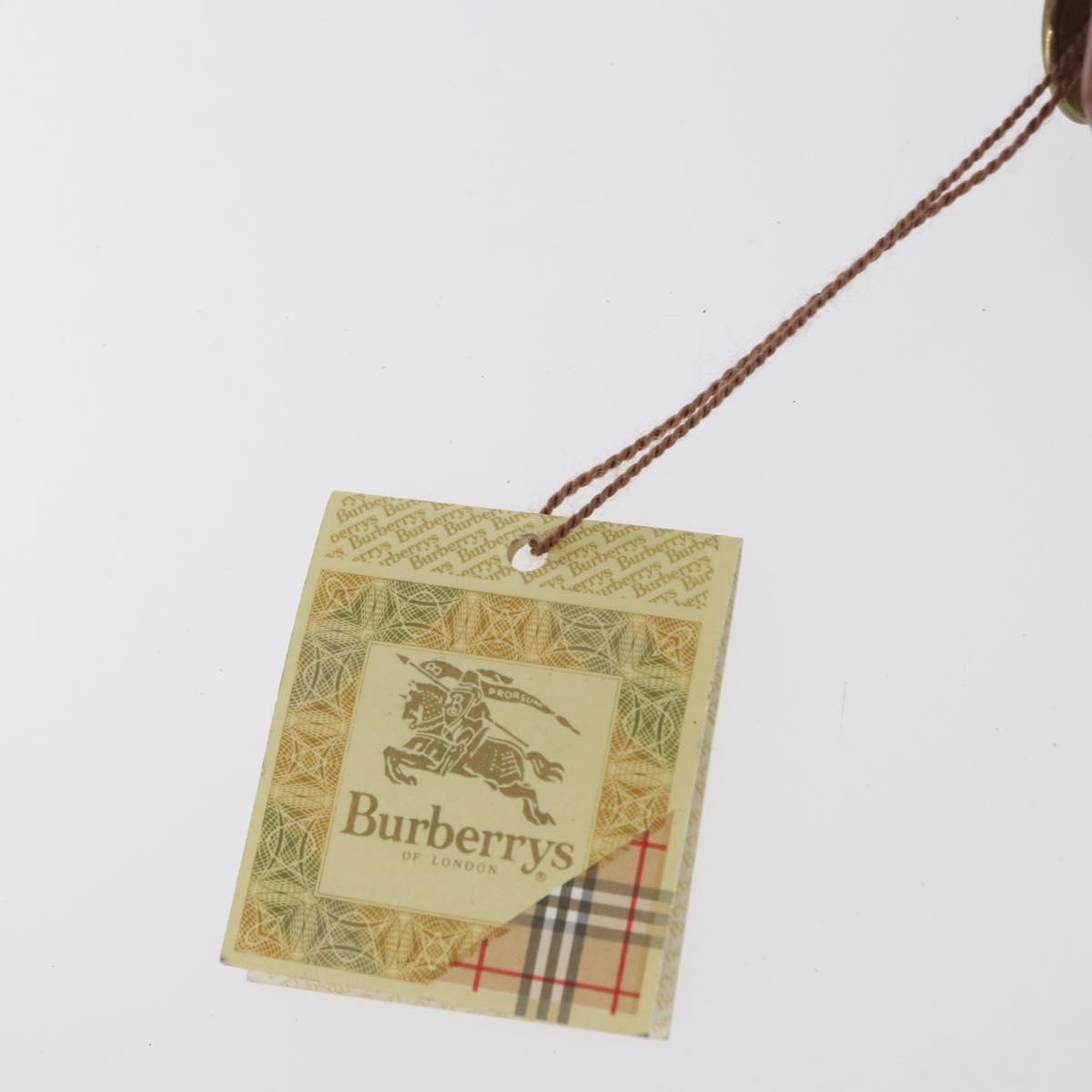 Burberrys Nova Check Golf Ball Case PVC Beige Auth 172556V