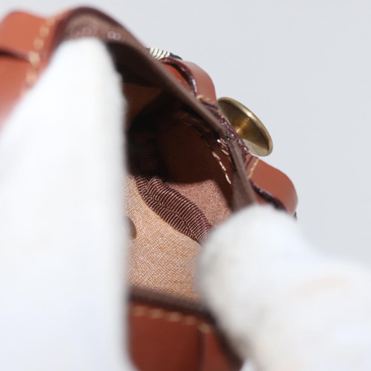 Burberrys Nova Check Golf Ball Case PVC Beige Auth 172556V