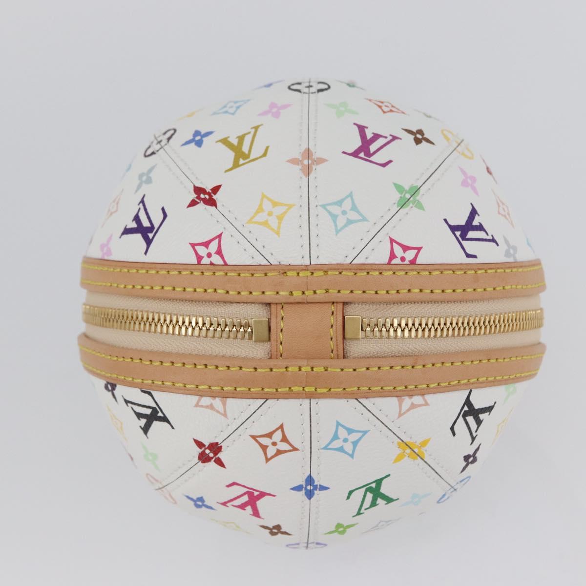 LOUIS VUITTON Monogram Multicolor LV x TM Rolling Bag White M13710 Auth 172562SM