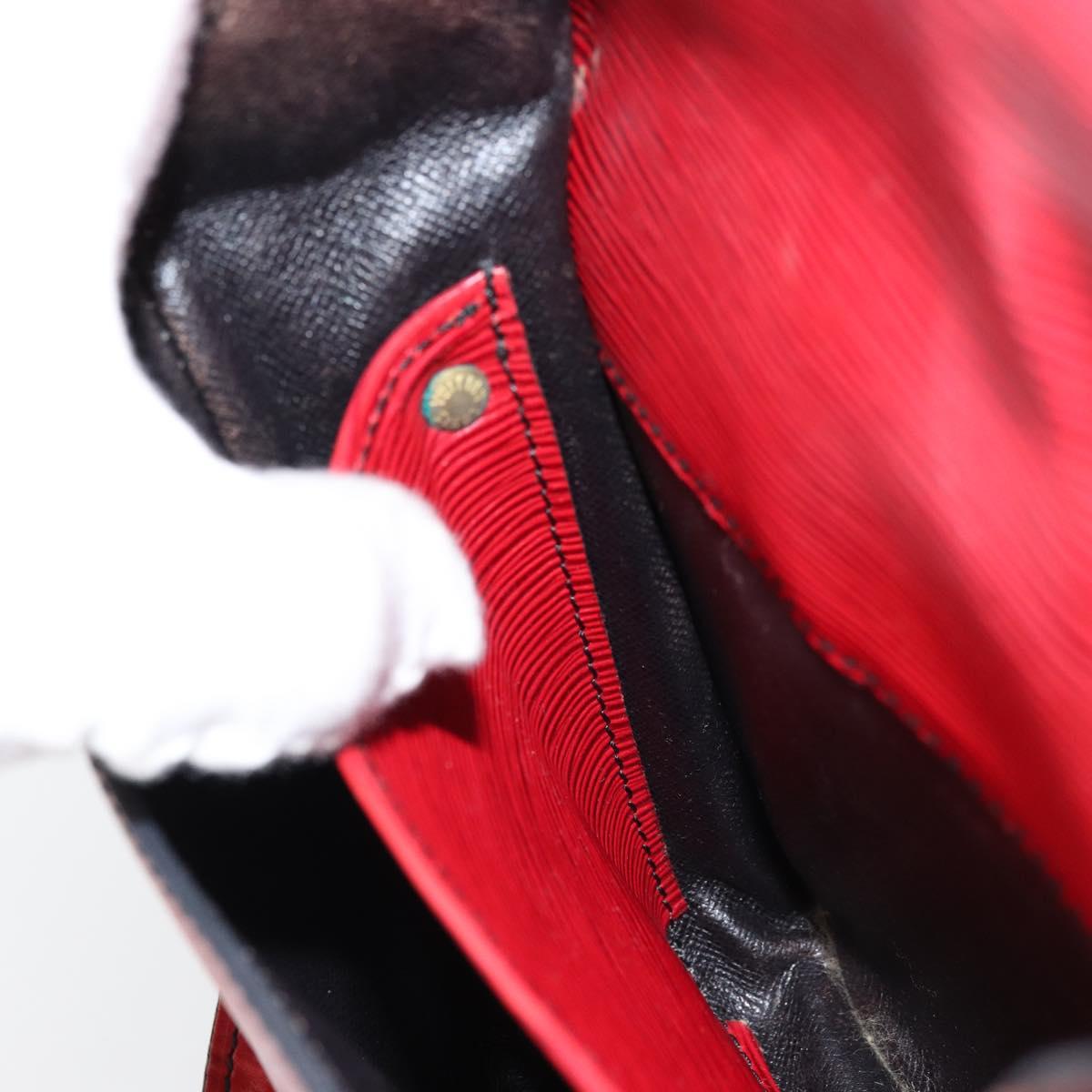 LOUIS VUITTON Epi Cartesier MM Shoulder Bag Red M52247 LV Auth 172584