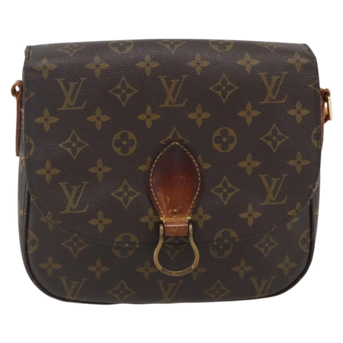 LOUIS VUITTON Monogram Saint Cloud GM Shoulder Bag M51242 LV Auth 172594