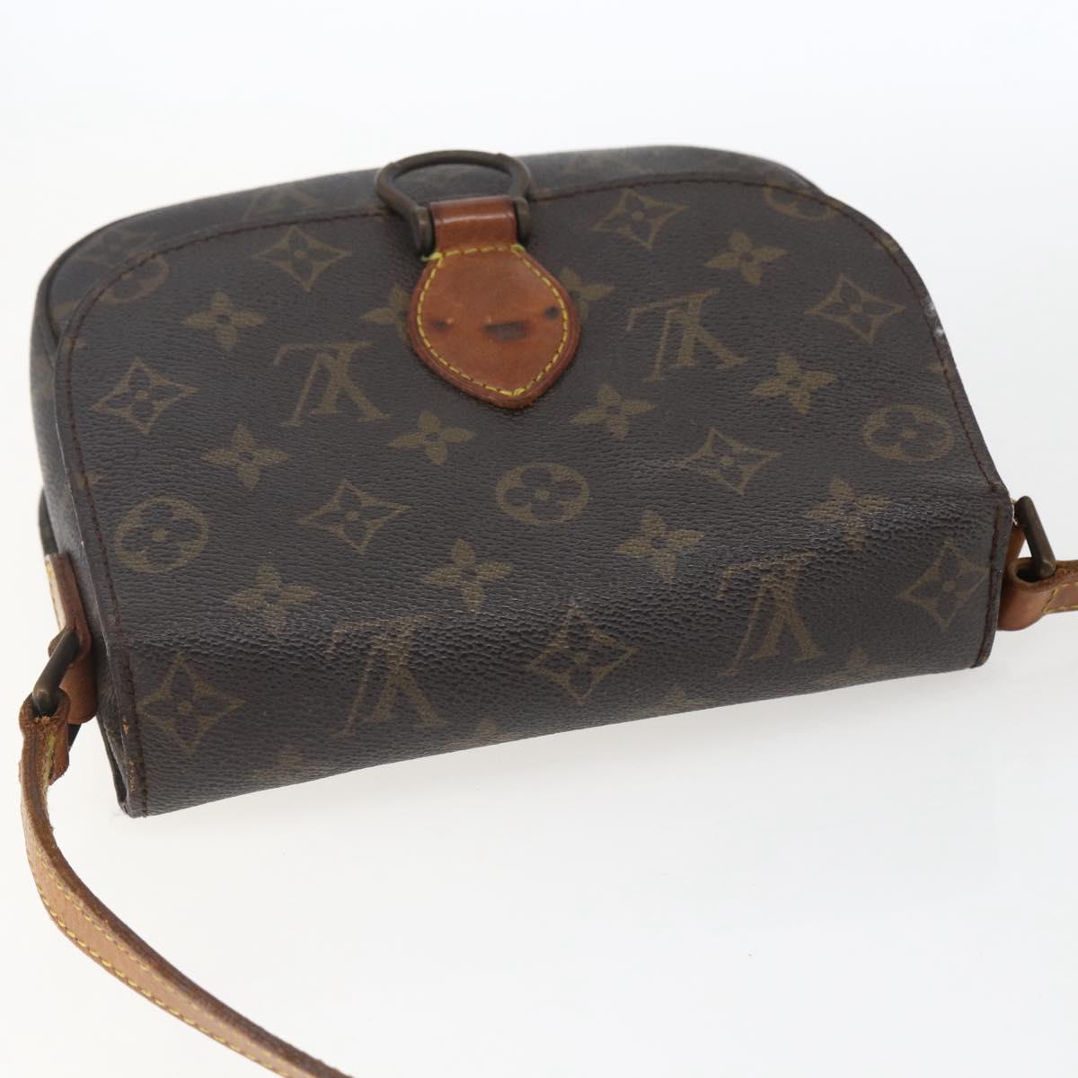 LOUIS VUITTON Monogram Saint Cloud MM Shoulder Bag M51243 LV Auth 172595
