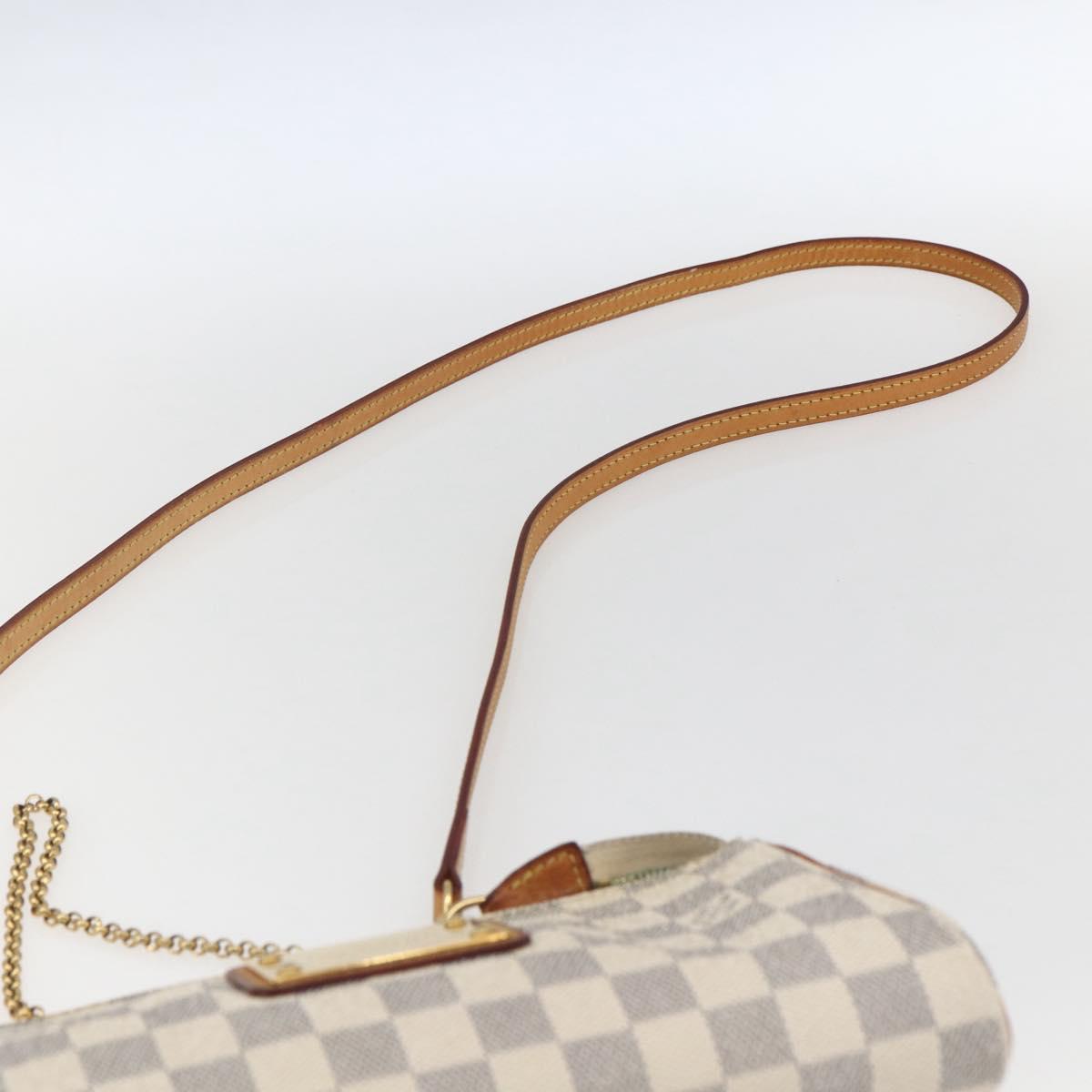 LOUIS VUITTON Damier Azur Eva Shoulder Bag 2way N55214 LV Auth 172596A
