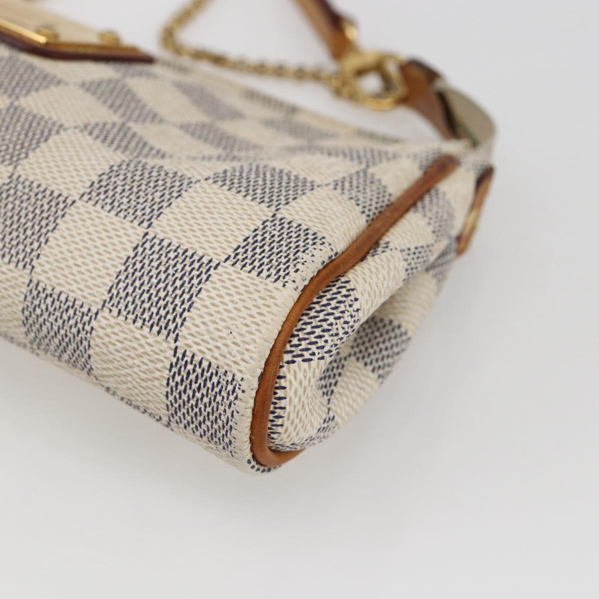 LOUIS VUITTON Damier Azur Eva Shoulder Bag 2way N55214 LV Auth 172596A