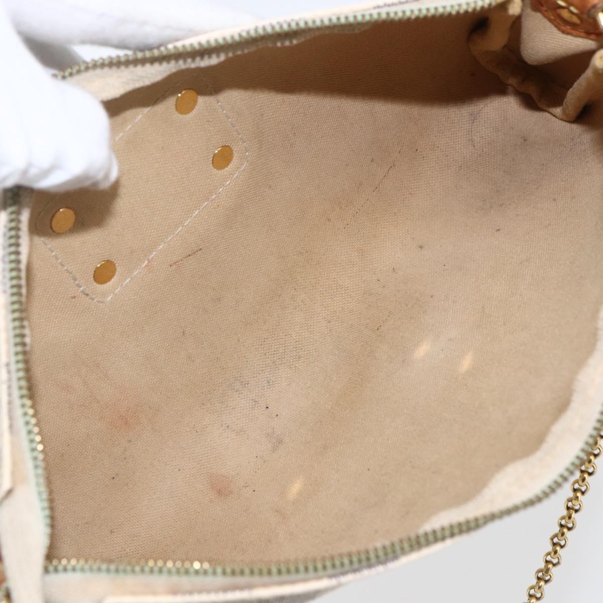 LOUIS VUITTON Damier Azur Eva Shoulder Bag 2way N55214 LV Auth 172596A