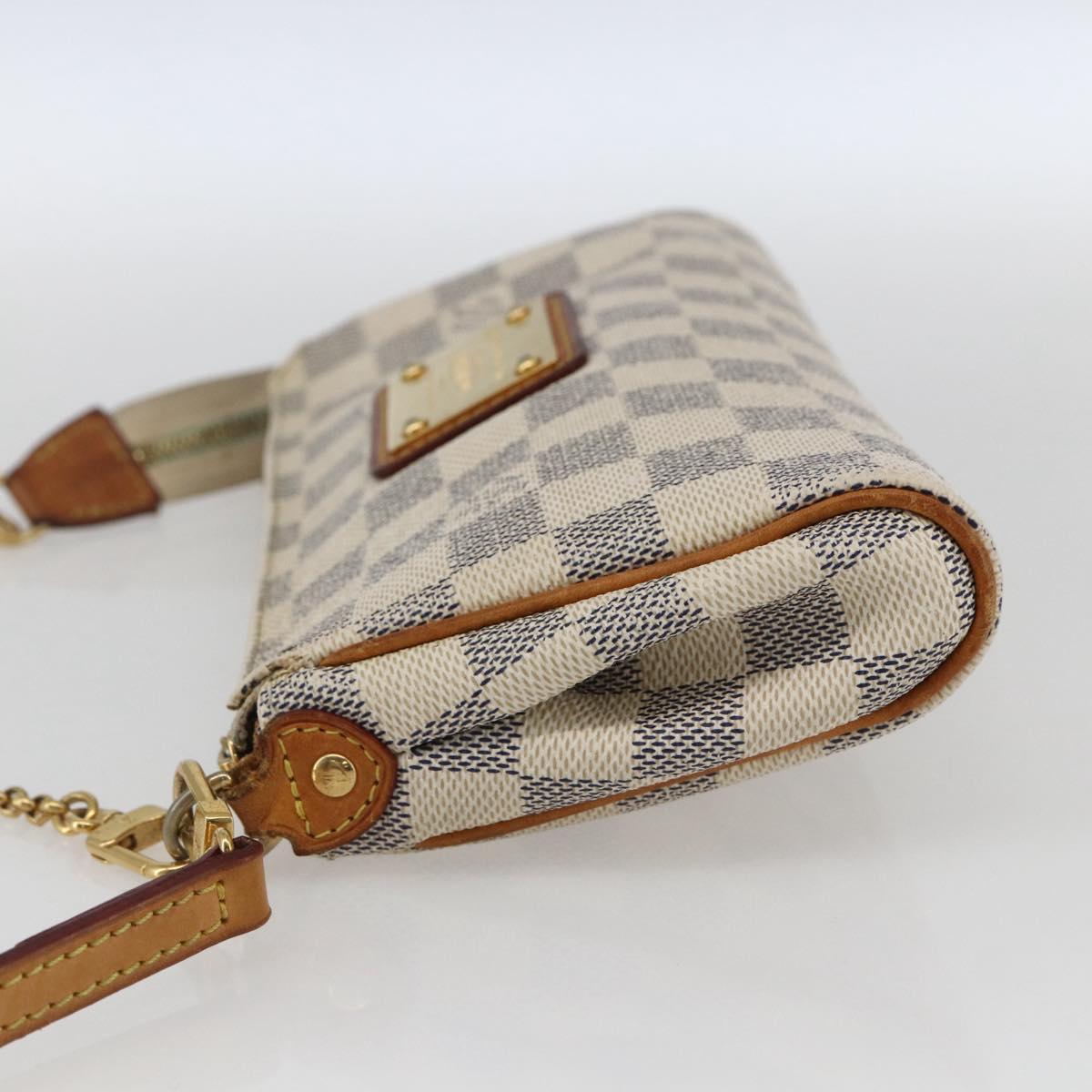 LOUIS VUITTON Damier Azur Eva Shoulder Bag 2way N55214 LV Auth 172596A