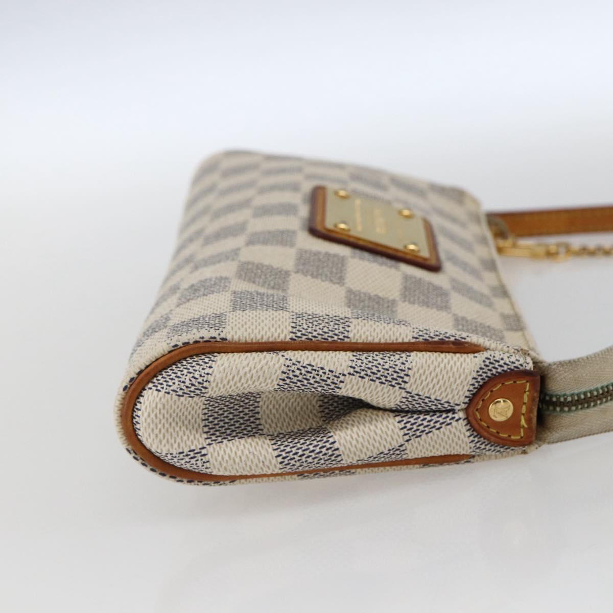 LOUIS VUITTON Damier Azur Eva Shoulder Bag 2way N55214 LV Auth 172596A