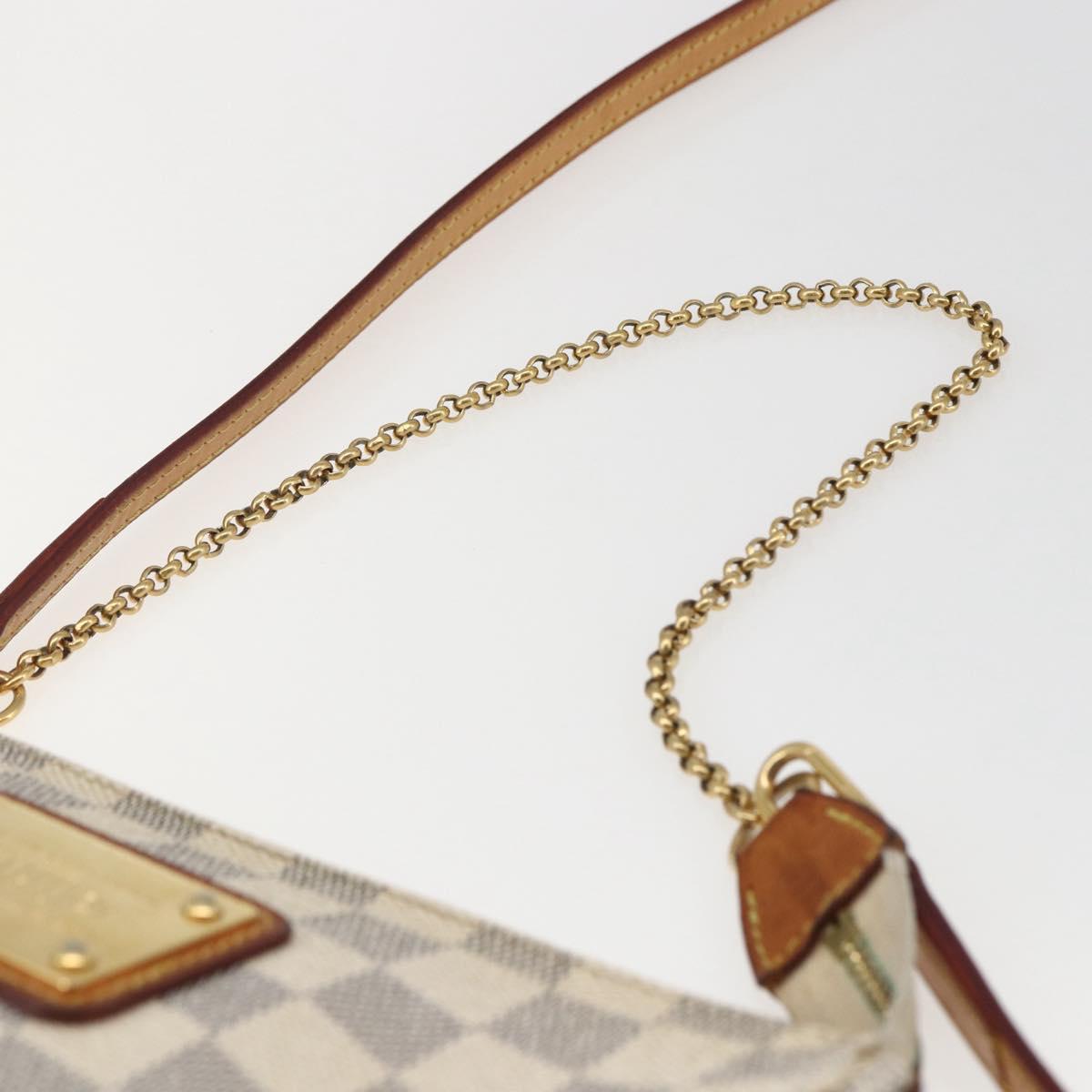 LOUIS VUITTON Damier Azur Eva Shoulder Bag 2way N55214 LV Auth 172596A